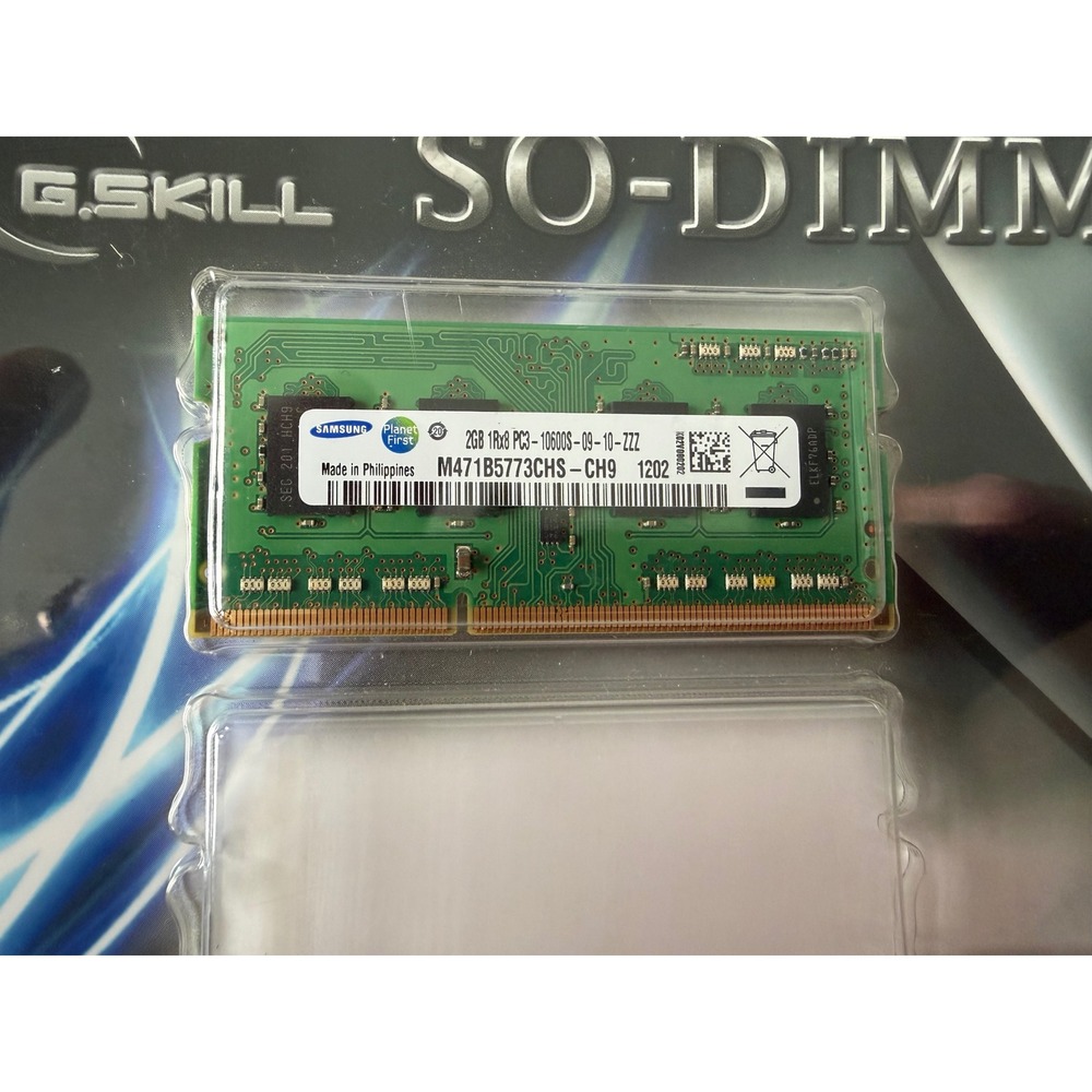 G SKILL 2GB DDR3 SO DIMM Laptop Memory RAM PC3 10600S 1333MHZ